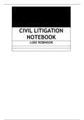 Civil Litigation (Distinction)