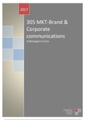 305 MKT -CW1- Brand and Corporate communications