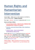 UNIT 4D REVISION GUIDE - Human Rights
