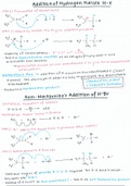 Summary of Basic Reactions of Alkenes