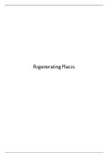 Regenerating Places (Full Notes) geography A-Level