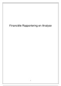 Financiële rapportering & analyse samenvatting 2017-2018 
