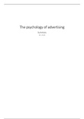 Summary The psychology of advertising (Fennis & Stroebe 2nd edition)