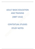 ABET1512 study notes