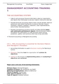 Y1Q2-Management Accounting-Summary