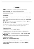 Contract Notes- LLB First Year 