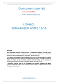 LCR4801 NOTES