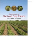 Encyclopedia of Plant and Crop Science - 1st Edition (2004)