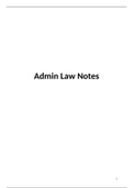 Administrative law notes