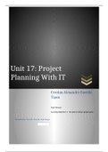 Unit 17 - Project Planning with IT LO3