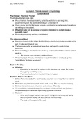PSYA01 Lecture 1 Full Comprehensive Notes
