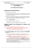 Free Movement of Workers Lecture Handout