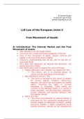 Free Movement of Goods Lecture Handout