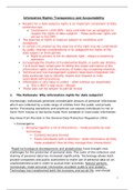 Lecture Handout - Information Rights: Transparency and Accountability