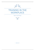 Unit 17 Training in the Workplace Level 3 Business BTEC - Assignment 1 Report Task