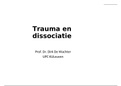 Les 11 Volwassenenpsychiatrie: Trauma en dissociatie