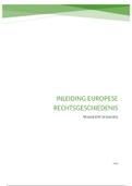 Inleiding Europese rechtsgeschiedenis samenvatting 