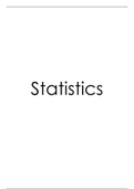 Statistics Lectures