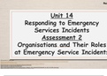 Unit 14 A2 Responding to Emergency Services Incidents P3 P4 M1 D1