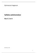 Syllabus poëzieanalyse 