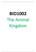 BIO1002: The Animal Kingdom