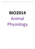 BIO2014: Animal Physiology