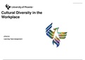 Week 2 Cultural Diversity in the Workplace