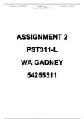 PST311L Assignment 2 2019
