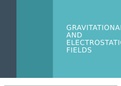 AQA A Level A2 Physics Gravitational and Electrostatic Fields Unit 4 Summary Presentation