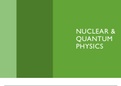 AQA A Level AS Quantum Physics Unit 1 Particles and Radiation Summary Presentation