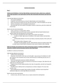 Option C - Extreme Environments Notes