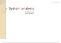 Unit 11 Lo 1 System Analysis & Design