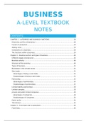 Full 2019 A-level Business OCR Textbook Notes