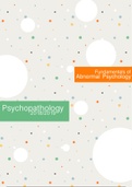 Psychopathology - Summary - 2018/ 2019