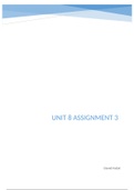 Unit 8 assignment 3