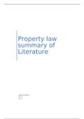 Property Law Summary - Global Law - Sjef van Erp and Bram Akkermans