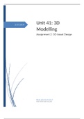 Unit 27 - Assignment 2: 3D Asset Design