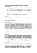 Business Research 1 - Chapter 12 Summary