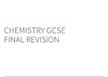 AQA Combined Science - Chemistry Paper 1 Slideshow (GRADE 8/8)