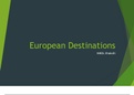 unit 7- European Destinations 