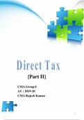 DIREXT TAXATION PART 1-SUMMARY NOTES,MCQ,QUESTION 
