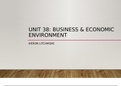 Unit 38 - Business & the Economic Environment P4