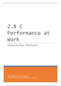 2.8 Performance at Work - Effective Summary