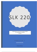 SLK 220 Chapter 1 
