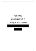 PST202G Assignment 2