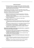 Section 3 Behaviourism Extra Notes and Critical Evaluation