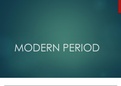 The Modern Period - PPT