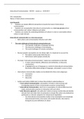 Intercultural Communication (IBCOM)- FULL lecture and book (2nd edition) notes (edited into one whole summary)