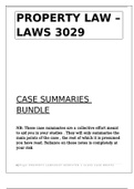Comprehensive Property Law Notes