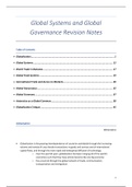 Global Systems and Global Governance